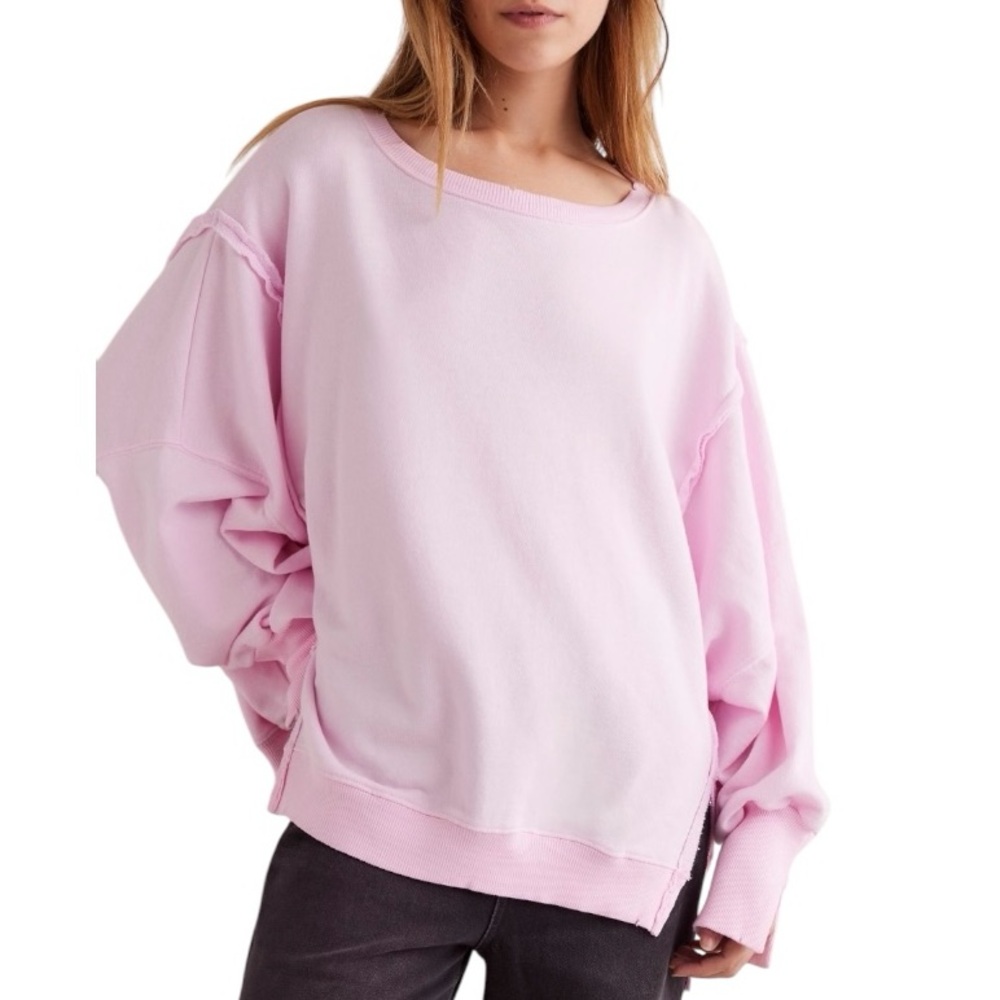Free People Pink Sweatshirt